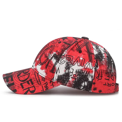 New Cool Fashion Graffiti Women Men Caps Hat Female Male Sport Visors Baseball Cap For Women Men
