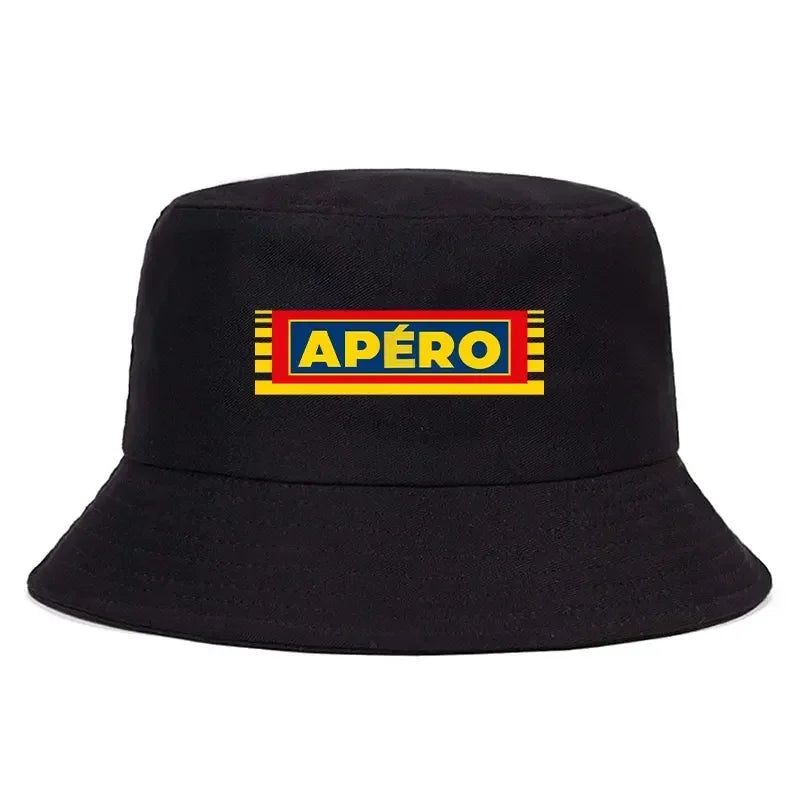 Adult Pastis APERO Bobs Man Reversible Bucket Hat Men Women