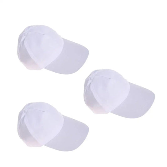 Blank Peak Caps White Color Baseball Hats