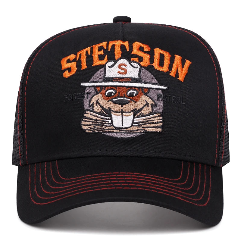 Fashion Cartoon New Truck Hat STETSON Groundhog Net Hat Street Hip Hop Hat Baseball Hat Unisex