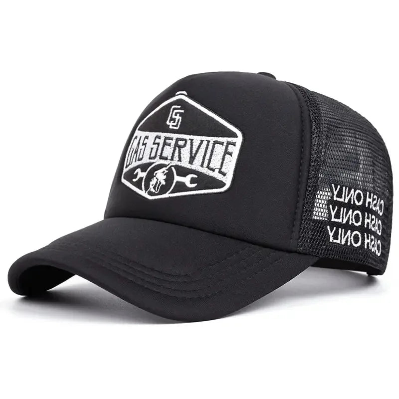 Four Seasons Mesh Baseball Cap Women Men Fashion Casual Breathable Letter Icon Unisex HipHop