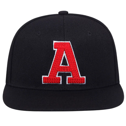 New Fashion Adjustable Snapback Caps A letter Hip Hop Sport Hats For Men Women