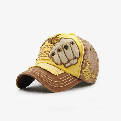 Fashion Baseball Cap For Men Women Rivet Letter Embroidery Unisex Soft Brim