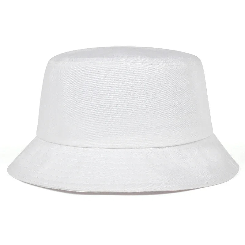 Unisex Solid Color Light Plate Personality Bucket Hats Fishermen Caps