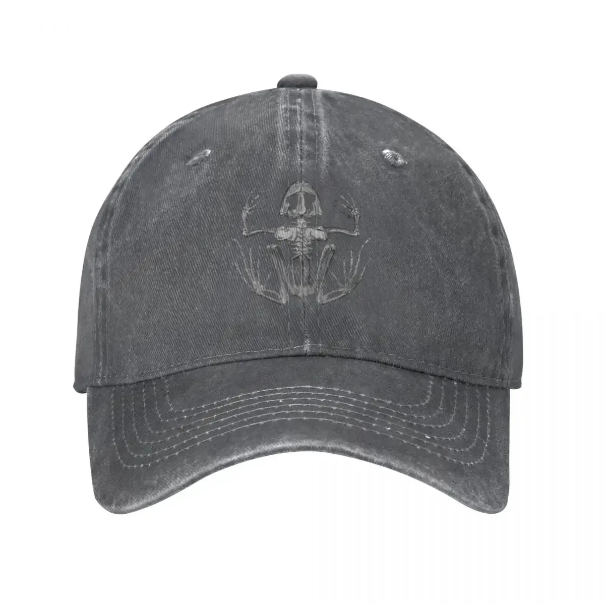 Frog Skeleton Baseball Caps