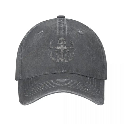 Frog Skeleton Baseball Caps