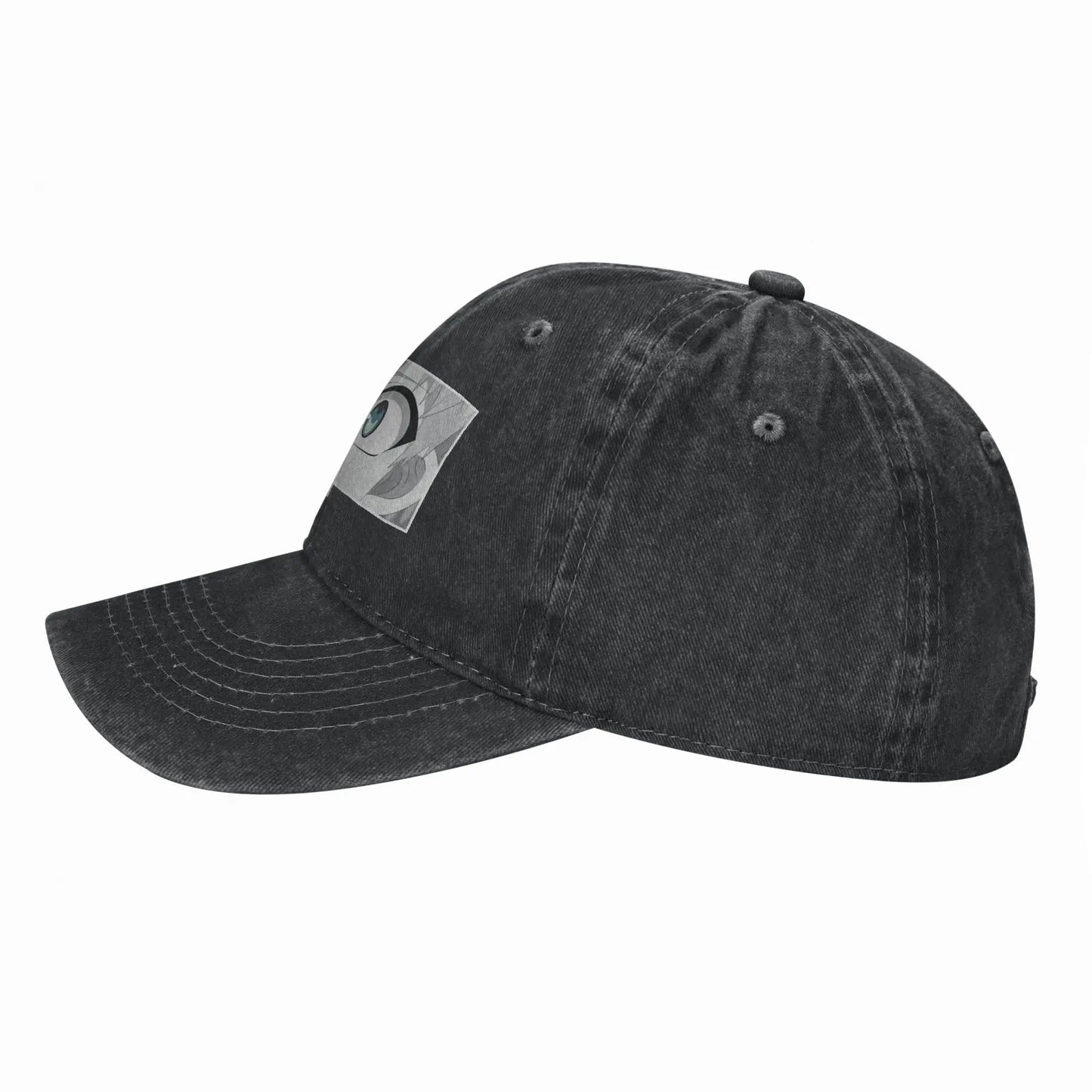 Exorcist Anime Eyes Monochrome Japanese Cozy Manga Fashion Baseball Cap