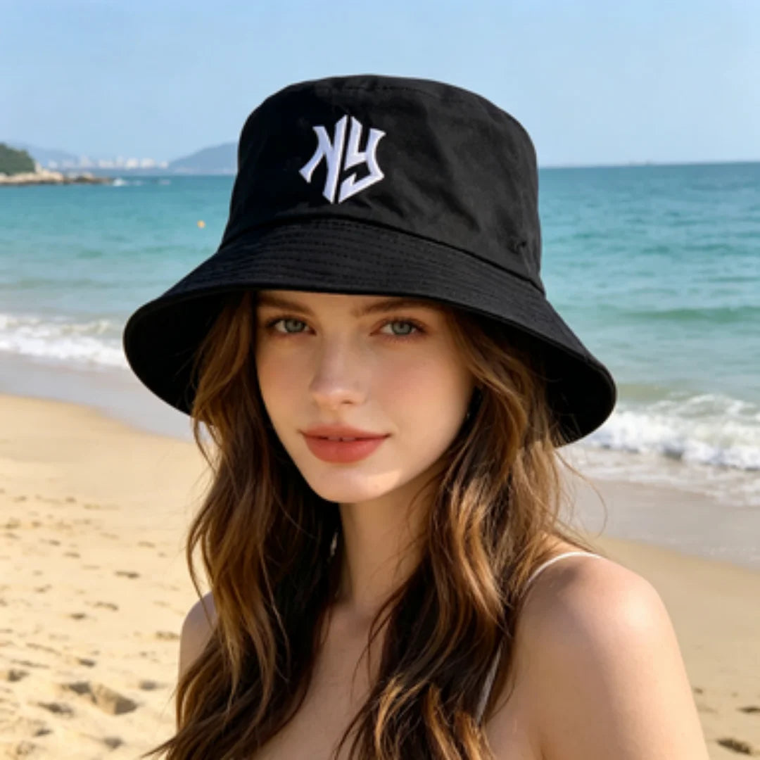 NY Embroidered Bucket Hat