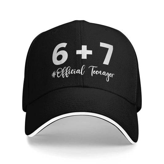 Summer Funny 13th Birthday Teenager 13 Year Old Baseball Cap