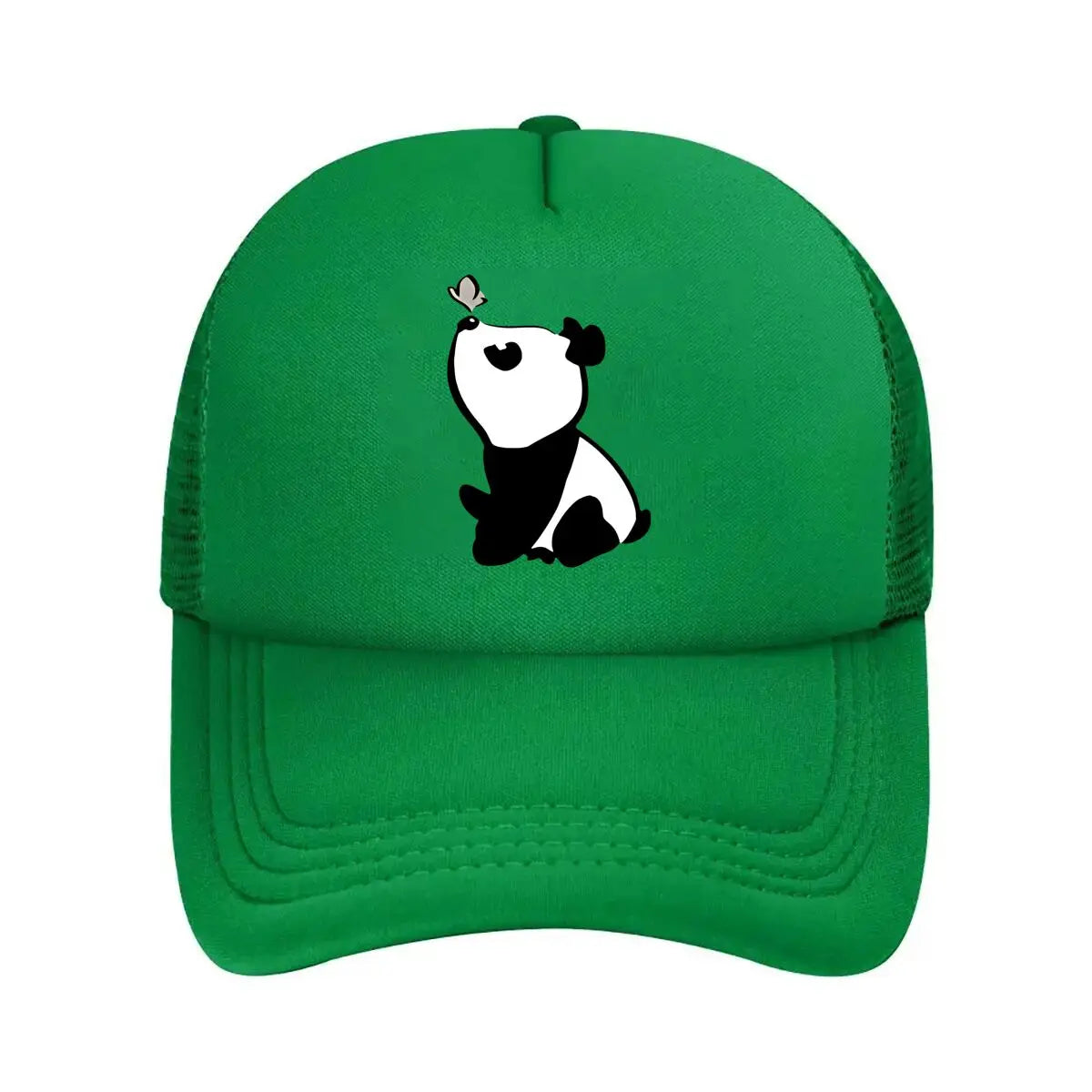 Cute Panda Print with Cute Panda & Heart Baseball Cap
