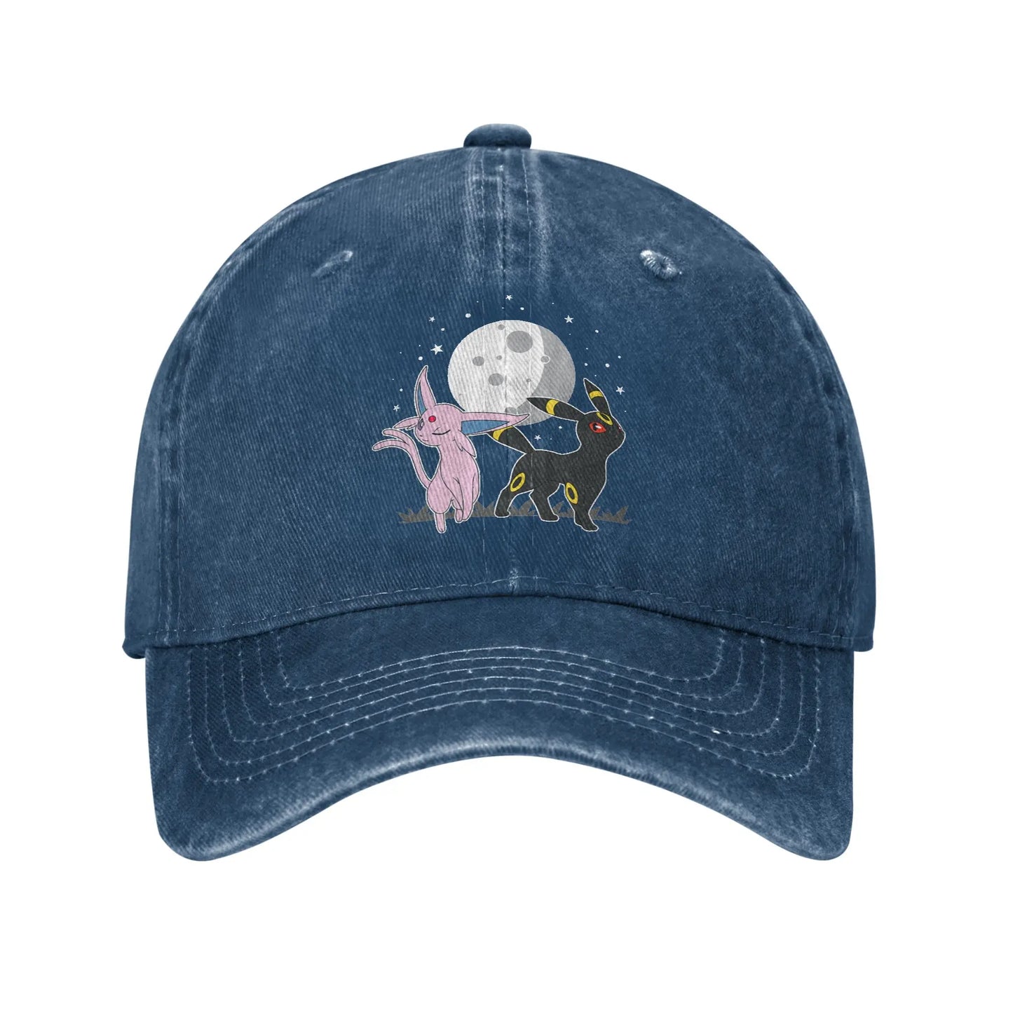 Pokemon Celestial Espeon And Umbreon Summer Baseball Hat