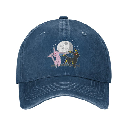 Pokemon Celestial Espeon And Umbreon Summer Baseball Hat