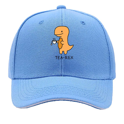 Tea Rex Dinosaur Tea Time Baseball Cap