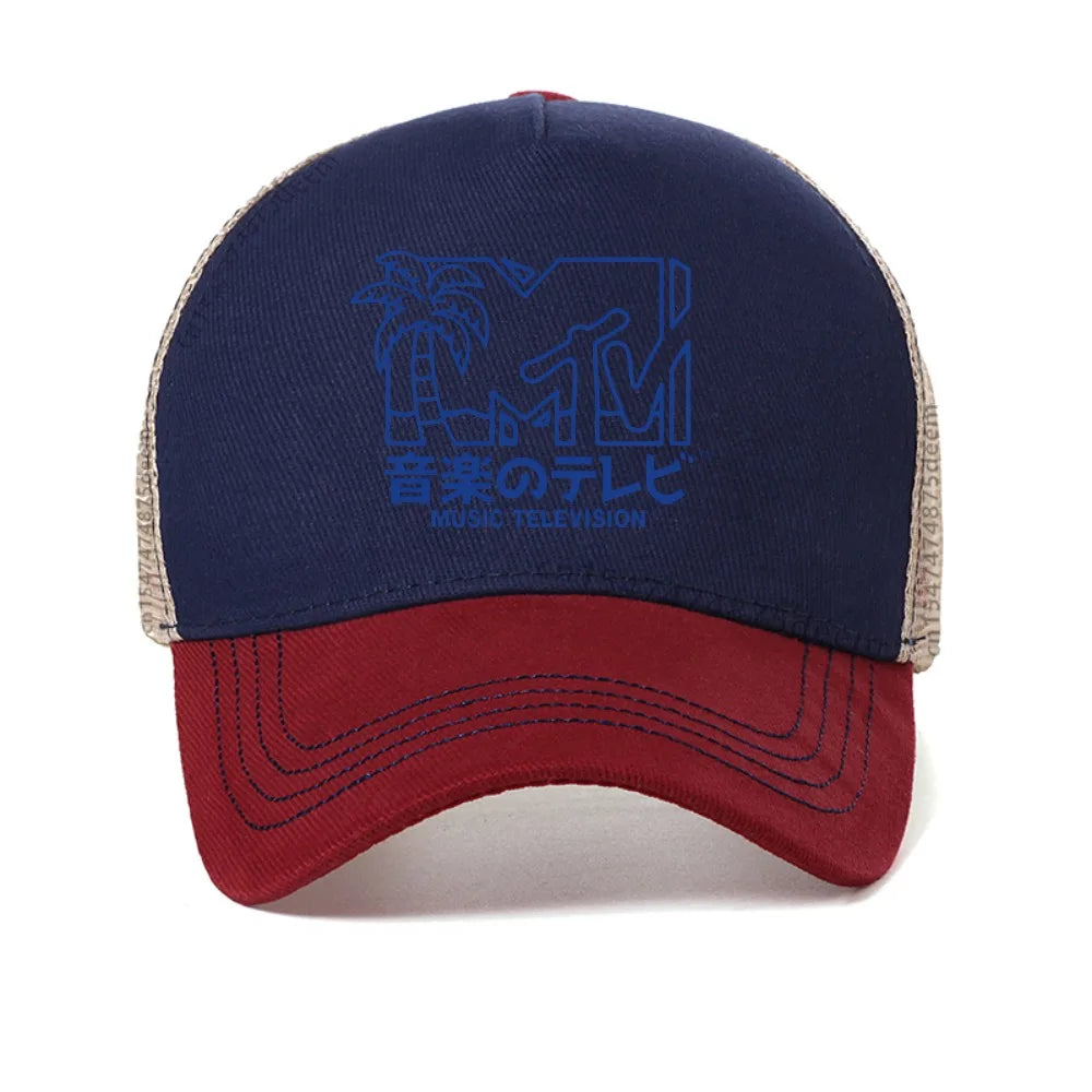 MTV Retro Logo Funny Mesh Baseball Cap