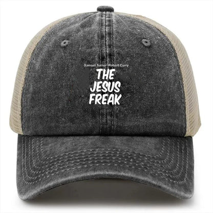 The Jesus Freak Printed Grid Baseball Hat Adjustable Men Women