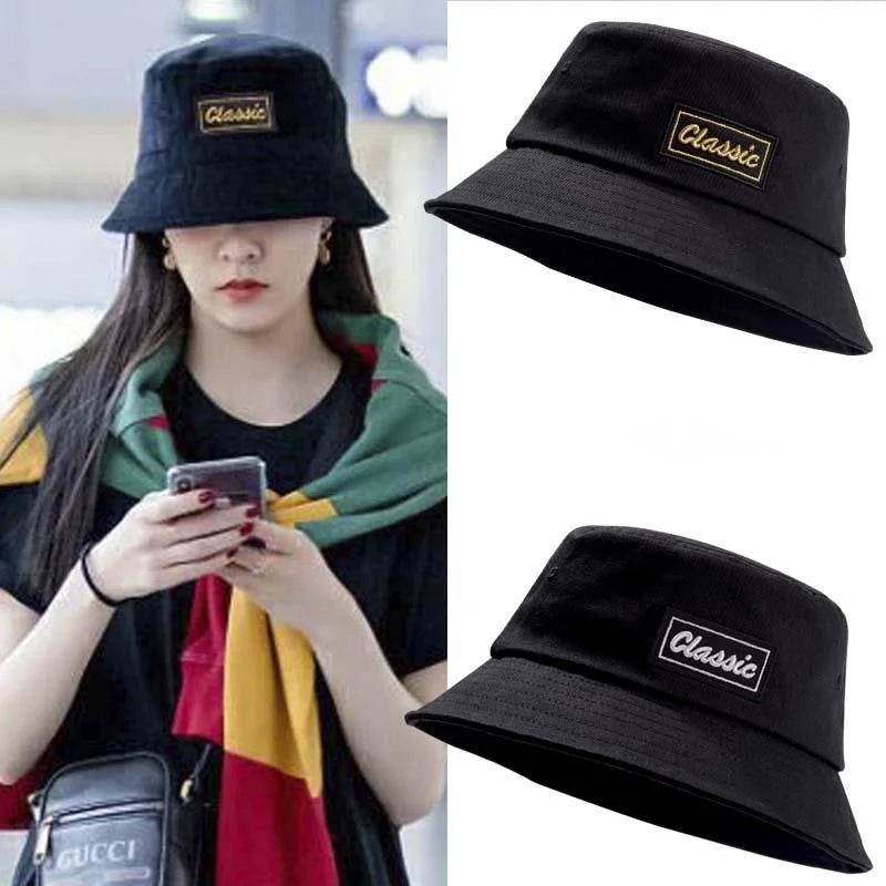 Men Women Big Head Bucket Hats Beach Oversize Sun Cap
