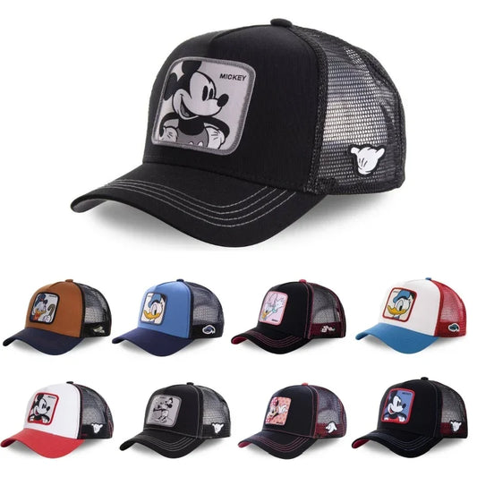High Quality Disney Styles Anime Cartoon Cotton Baseball Cap Men Women