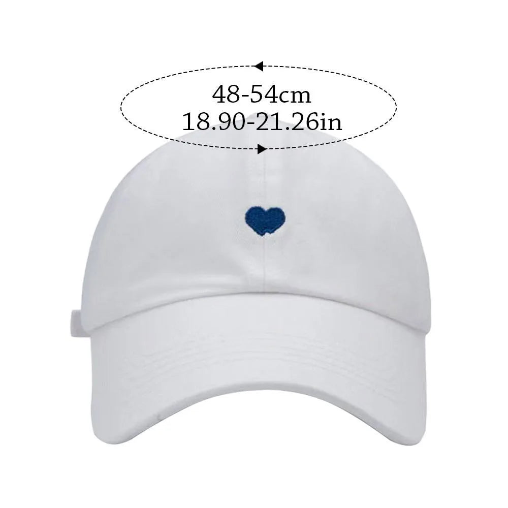 Embroidery Love Heart Baseball Cap