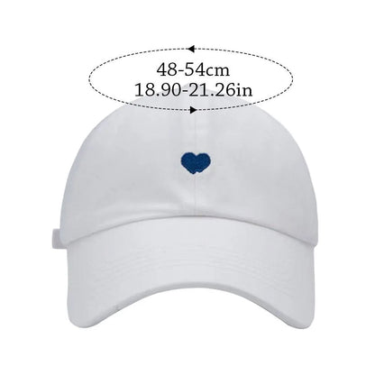 Embroidery Love Heart Baseball Cap