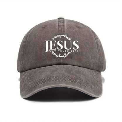 Baseball Caps For Men And Women, Jesus Wreath Design