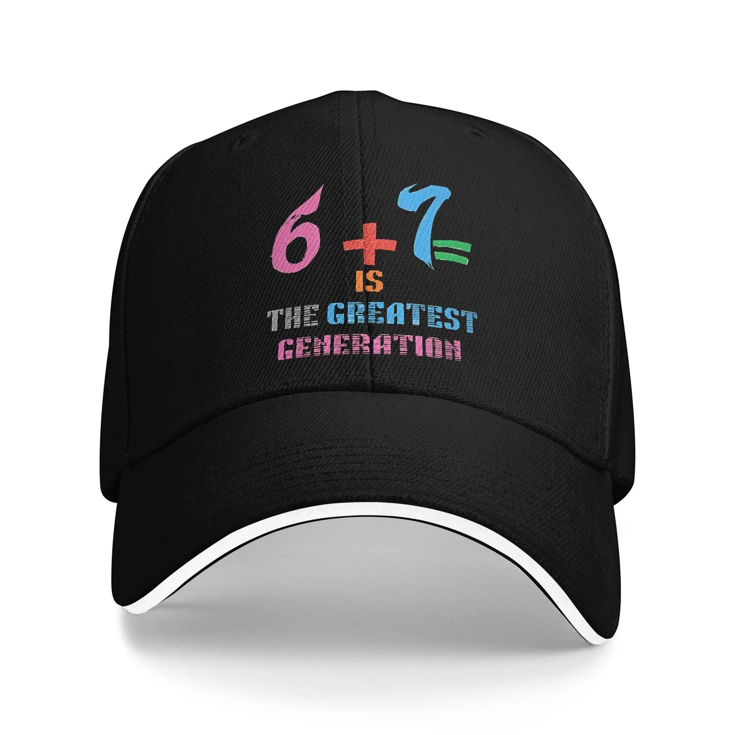 67 Six Seven 6-7 Baseball Cap Popular Steal Brainrot Gaming Meme