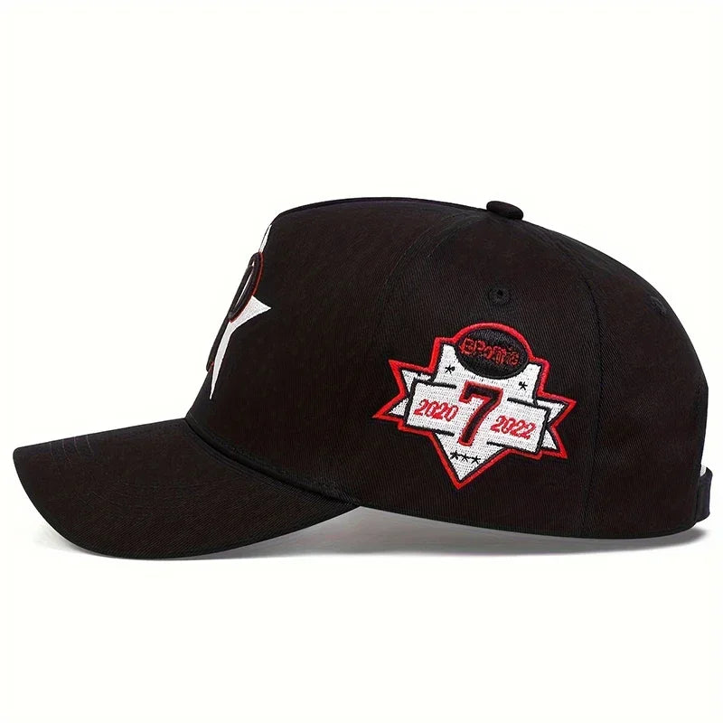 Unisex P Letter Embroidery Baseball Caps