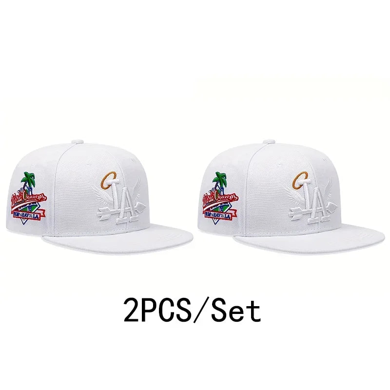 Snapback Caps Los Angeles LA Embroidery Angel Wings Hip Hop Caps