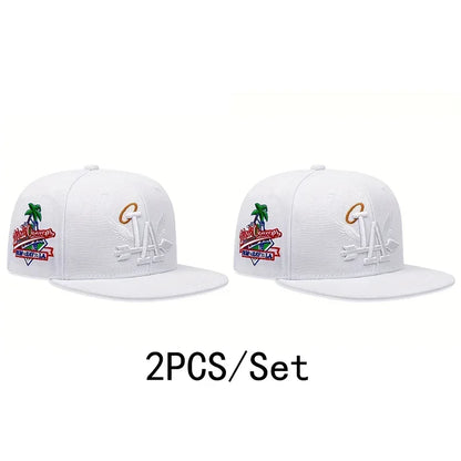 Snapback Caps Los Angeles LA Embroidery Angel Wings Hip Hop Caps