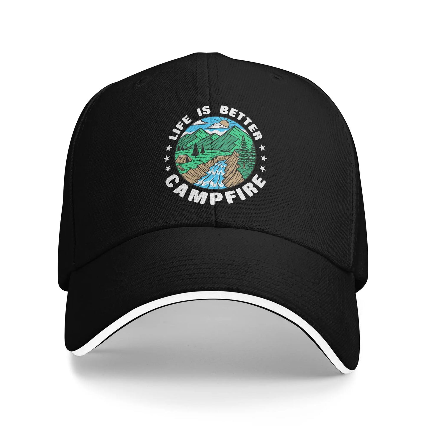 Fashion Unisex Mountain Camping Adventure Camper Baseball Cap