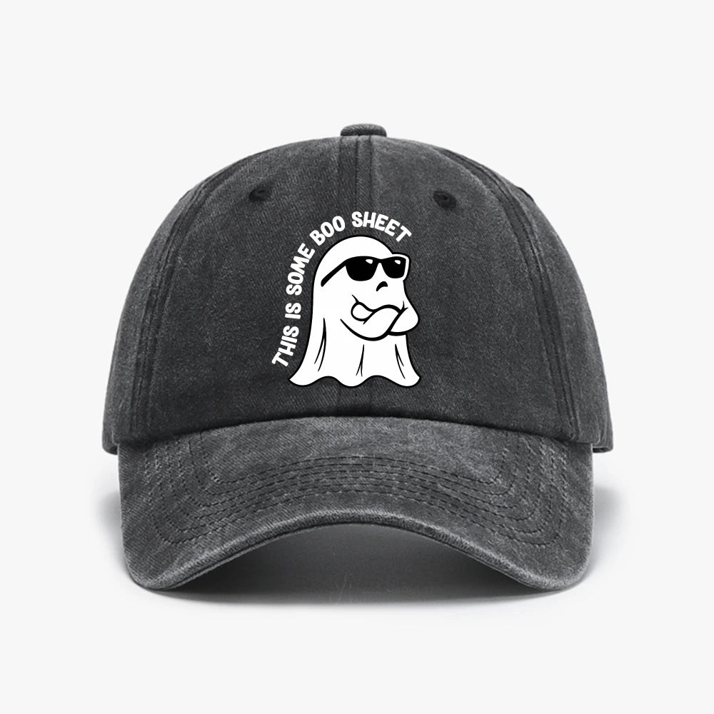 This Is Some Boo Sheet Prints Halloween Baseball Cap