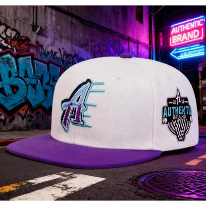 Unisex A Letter Embroidery Side Basketball Hip-hop Hats Snapback Cap