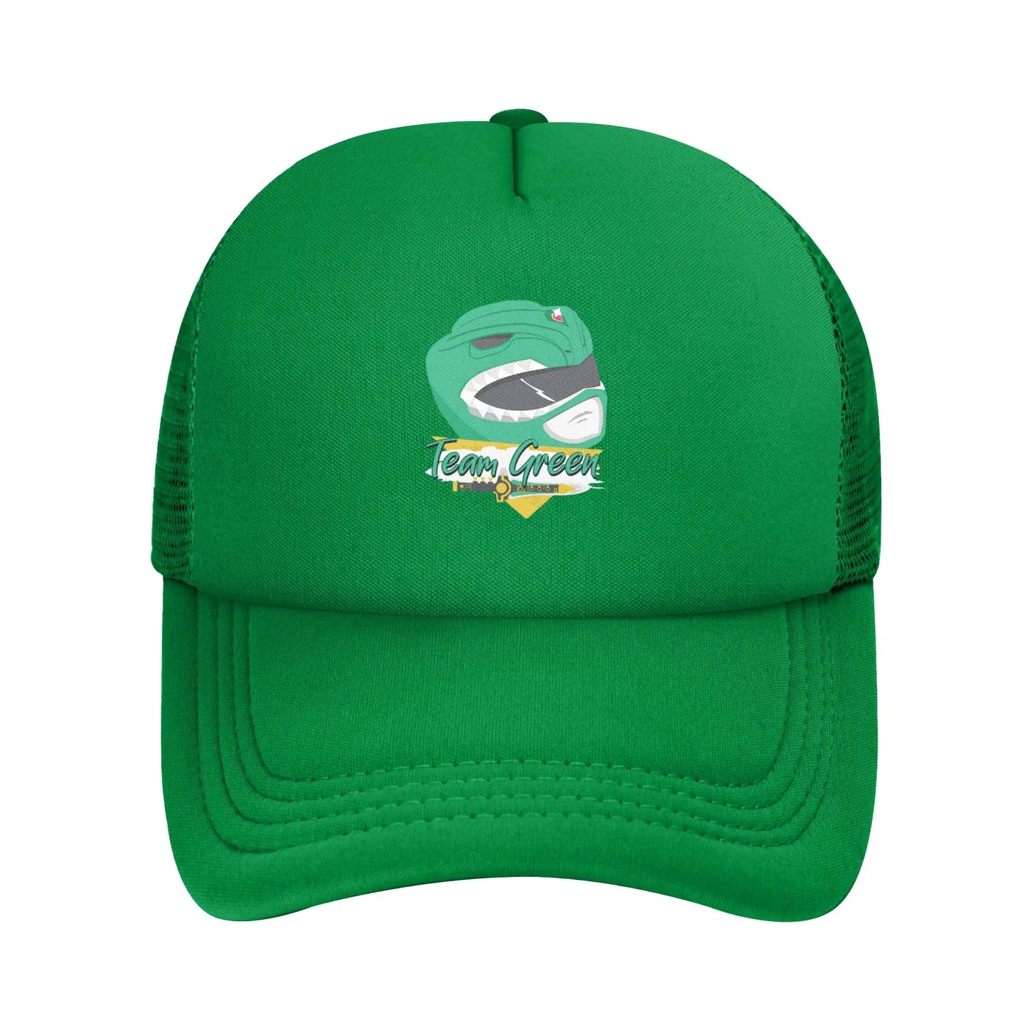Gold Zeo Power Rangers Mesh Baseball Caps