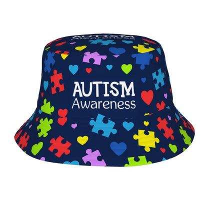 Autism Bucket Hats Autism Awareness Fishman Hat