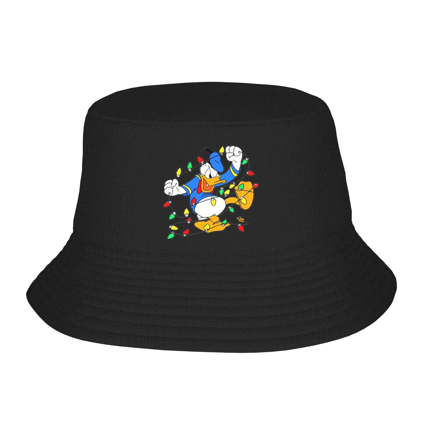 Women Bucket Hats Cartoon Donald Duck Christmas Spring