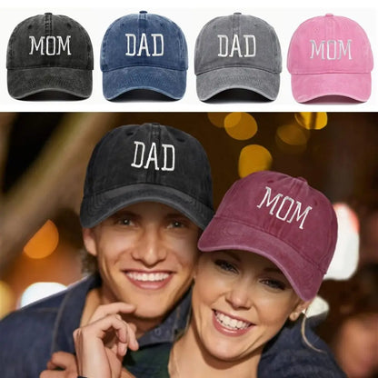 Fashion Visors DAD MOM Embroidery Baseball Caps