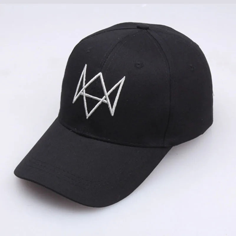 Solid Color Baseball Caps Men Women Cosplay Watch Dog