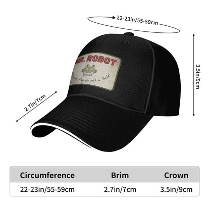 Mr. Robot Computer Repair Smile Baseball Cap