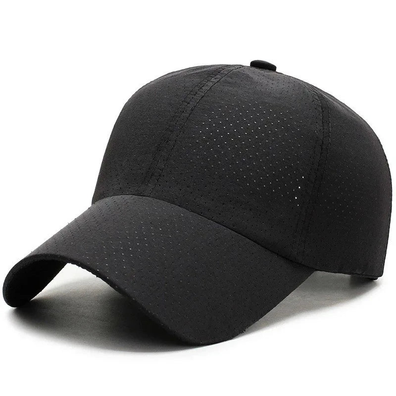 Solid Color Mesh Cap Baseball Cap Women Autumn Korean Edition Sunscreen Hat