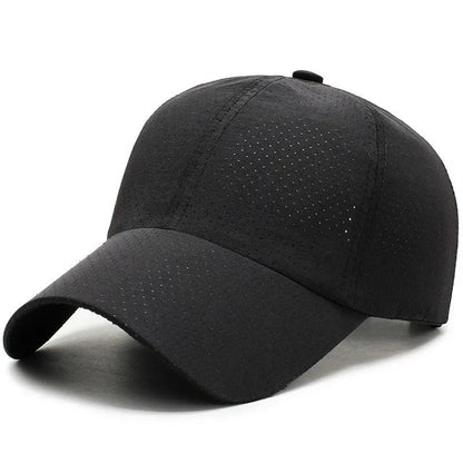 Solid Color Mesh Cap Baseball Cap Women Autumn Korean Edition Sunscreen Hat