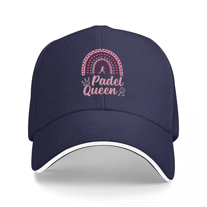 Padel Queen Rainbow Logo Baseball Cap