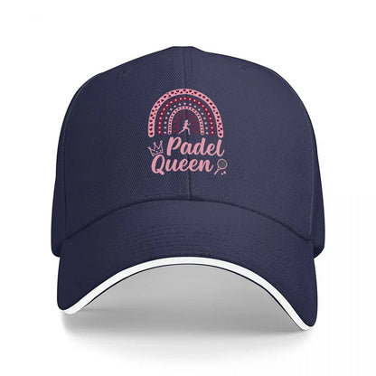 Padel Queen Rainbow Logo Baseball Cap