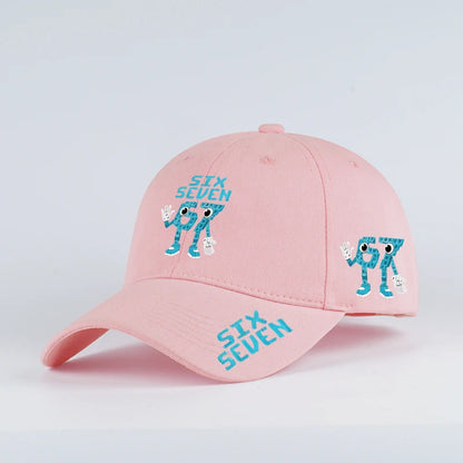 Retro '67 Cartoon Print Baseball Cap