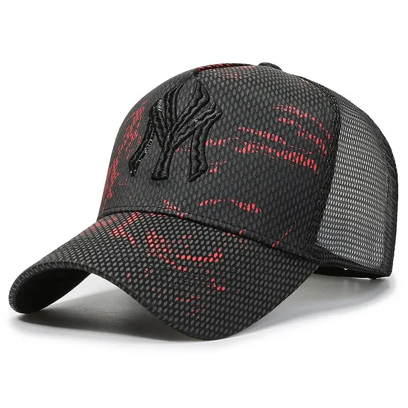 Letter Embroidery Versatile Couple Sunscreen Sunshade Baseball Cap