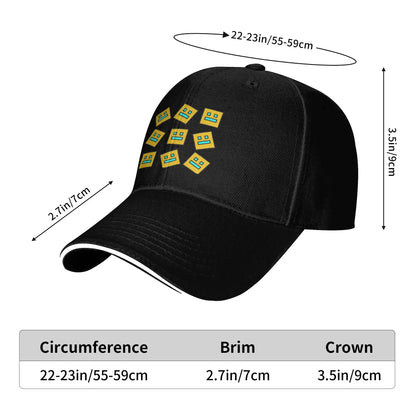 Geometry Cube Dash Gaming Baseball Caps