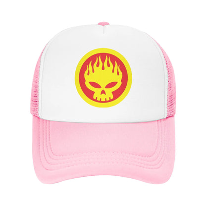 Adult Manic Skull The Offspring Baseball Hat Fitted Mesh Baseball Cap