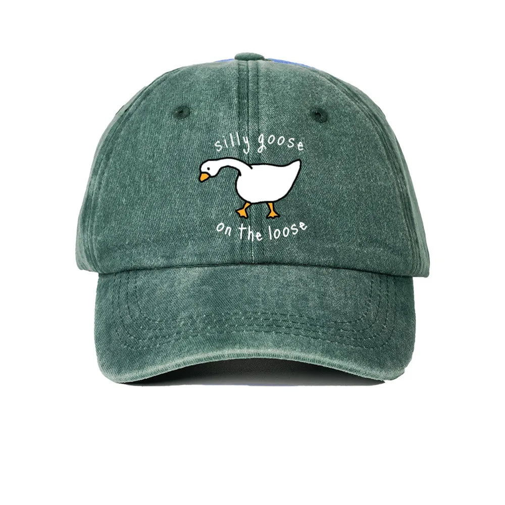 Big Goose Printed Baseball Hat