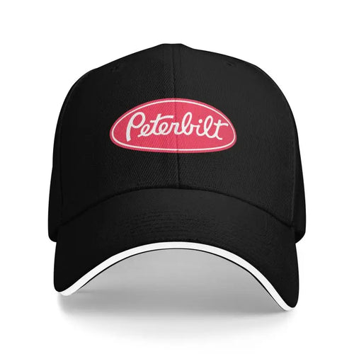 Peterbilt Truck Racing Print Baseball Cap