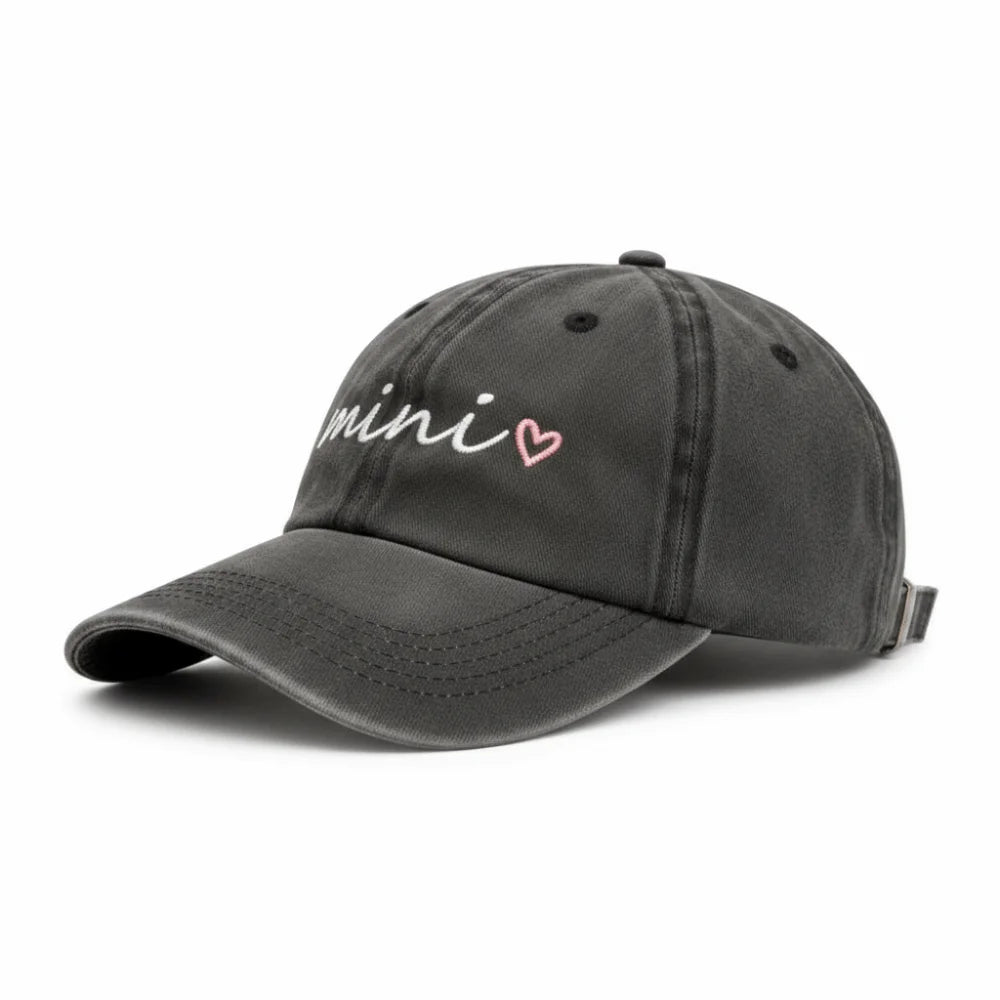 Washed Cotton dad mama mini Love Caps Baseball Hats