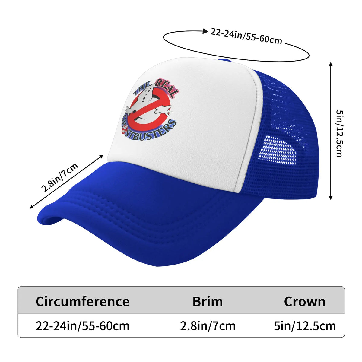 Ghostbuster Hats Sun Hat Golf Hats Adjustable Polyester Mesh Baseball Caps