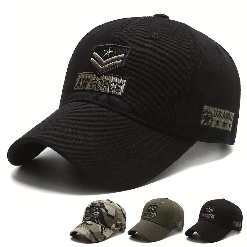 Unisex AIR FORCE Arrow Embroidery Baseball Caps Spring And Autumn